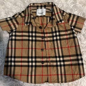 6 months Burberry infants shirt